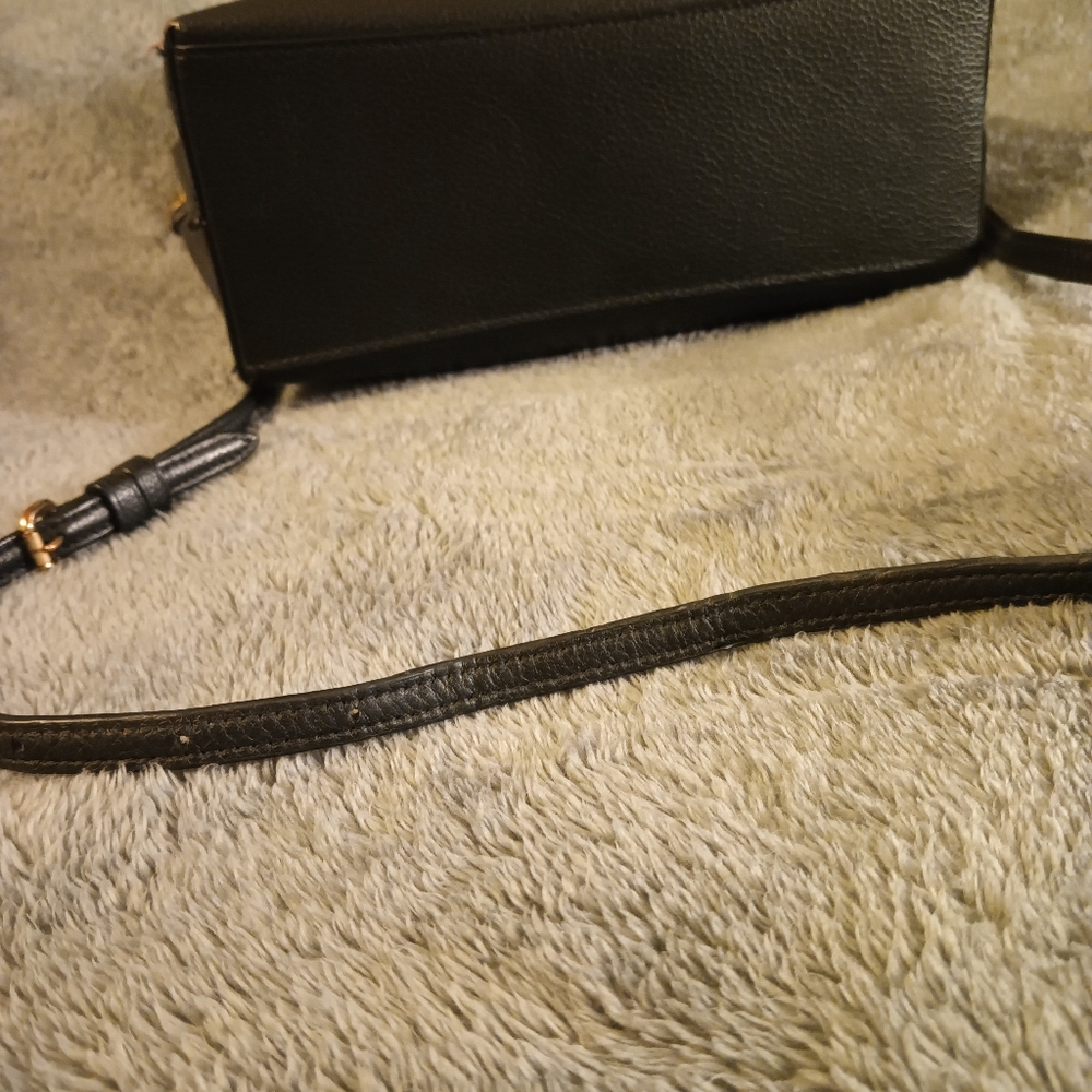 Coach Black Leather Mollie 25 Tote - Picture 9 of 14